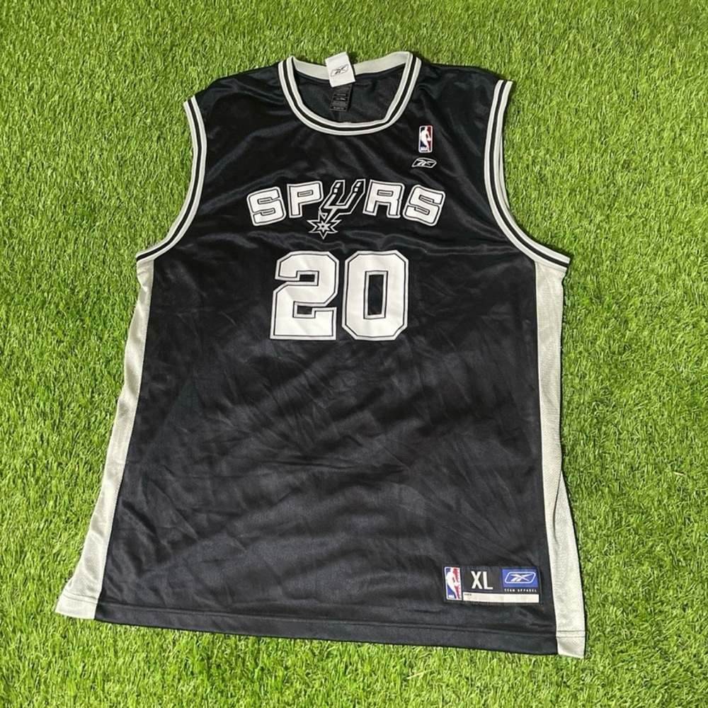 💥 Vintage Reebok San Antonio Spurs Manu Ginobili Jersey - Picture 2 of 7